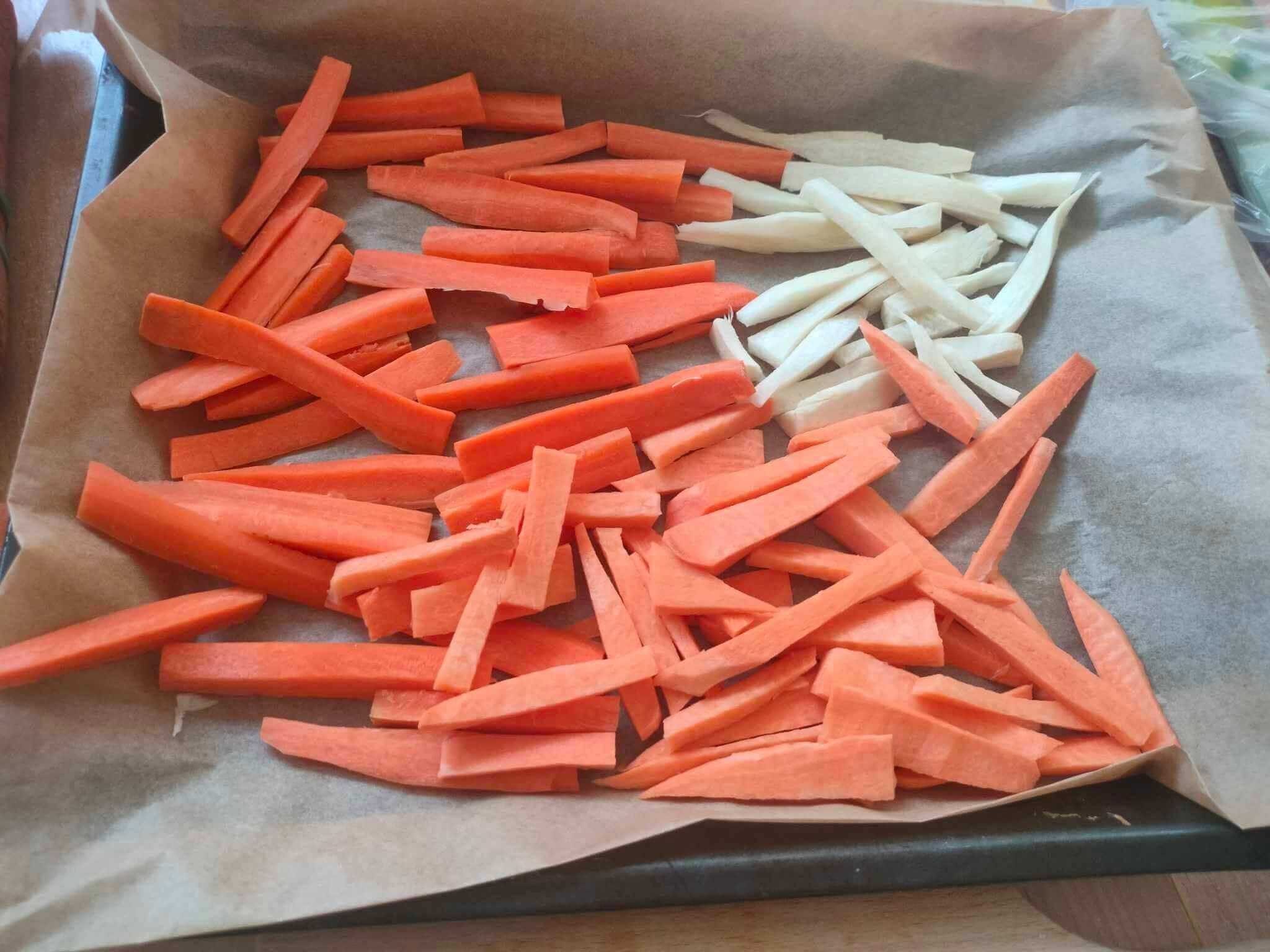 Zdrowe frytki z zajączkami