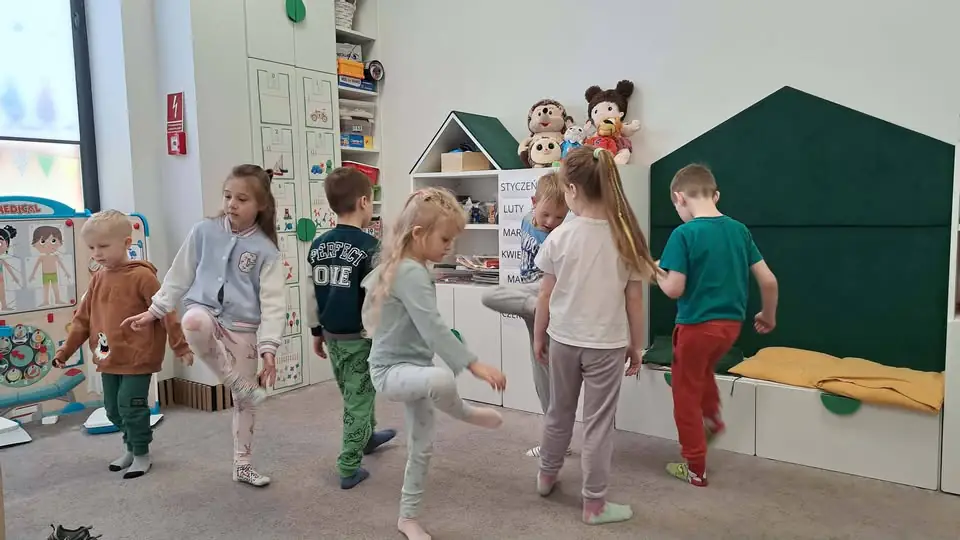 Zajęcia ruchowe w przedszkolu